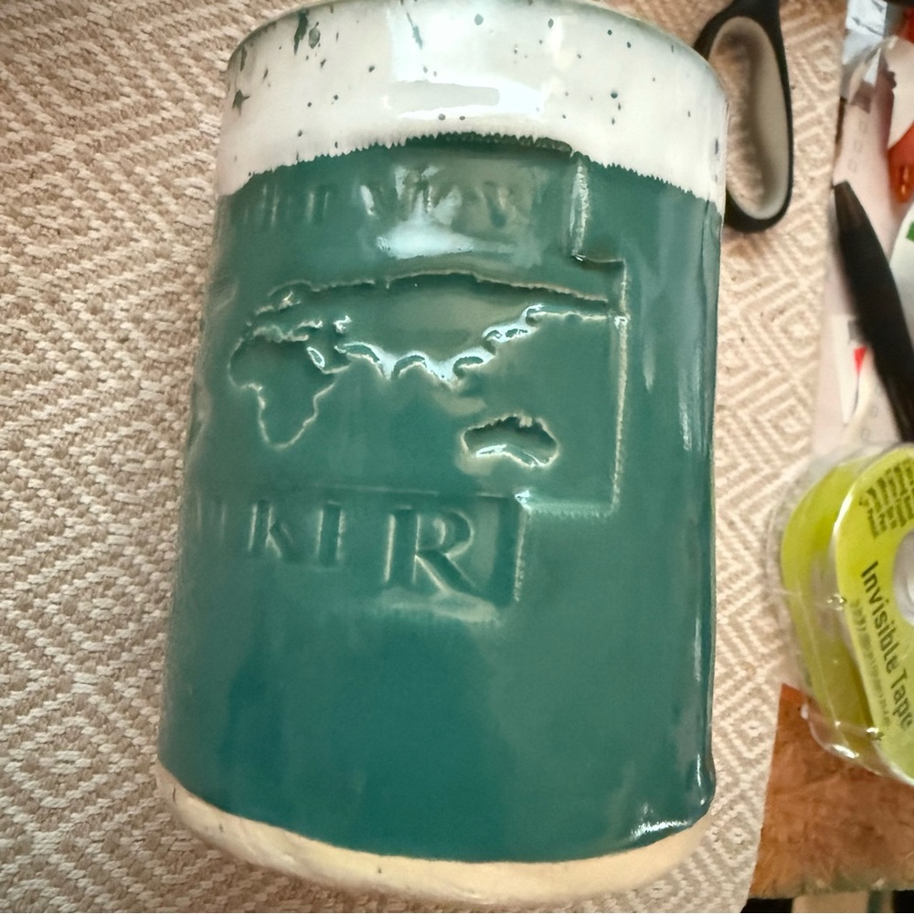 Handmade Pottery Mug Broader View Waiki R